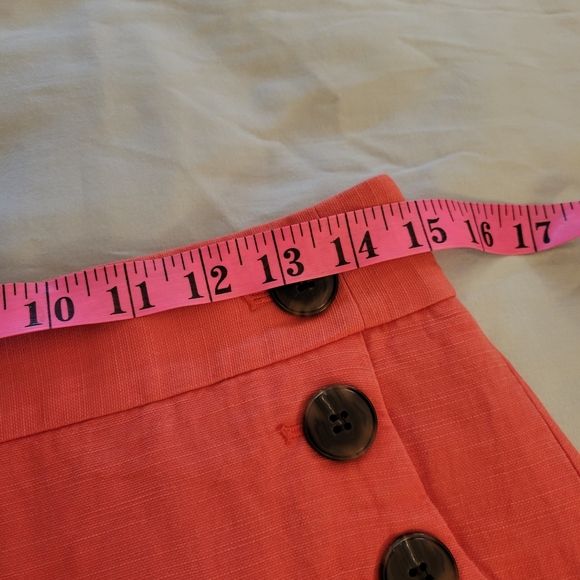 Orange skirt Size 6 with pockets - Picture 3 of 6